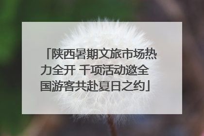 陕西暑期文旅市场热力全开 千项活动邀全国游客共赴夏日之约