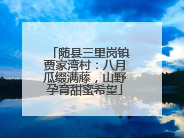 随县三里岗镇贾家湾村：八月瓜缀满藤，山野孕育甜蜜希望