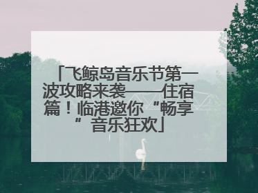 飞鲸岛音乐节第一波攻略来袭——住宿篇！临港邀你“畅享”音乐狂欢