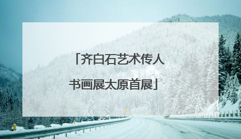 齐白石艺术传人书画展太原首展