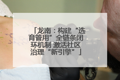 龙南：构建“选育管用”全链条闭环机制 激活社区治理“新引擎”