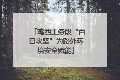 鸡西工务段“百日攻坚”为路外环境安全赋能