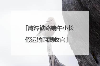 鹰潭铁路端午小长假运输圆满收官