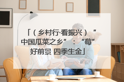 （乡村行·看振兴）“中国瓜菜之乡”：“莓”好前景 四季生金