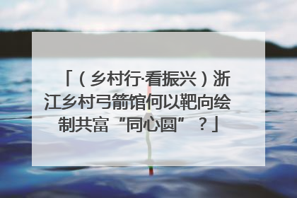 （乡村行·看振兴）浙江乡村弓箭馆何以靶向绘制共富“同心圆”？