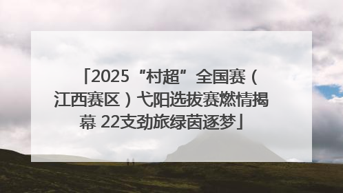 2025“村超”全国赛（江西赛区）弋阳选拔赛燃情揭幕 22支劲旅绿茵逐梦