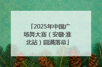 2025年中国广场舞大赛（安徽·淮北站）圆满落幕