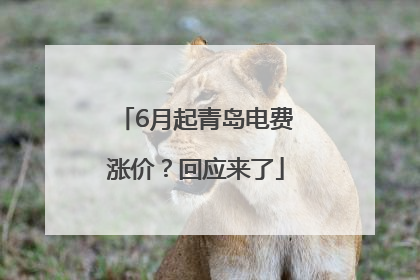 6月起青岛电费涨价？回应来了