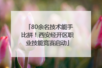 80余名技术能手比拼！西安经开区职业技能竞赛启动